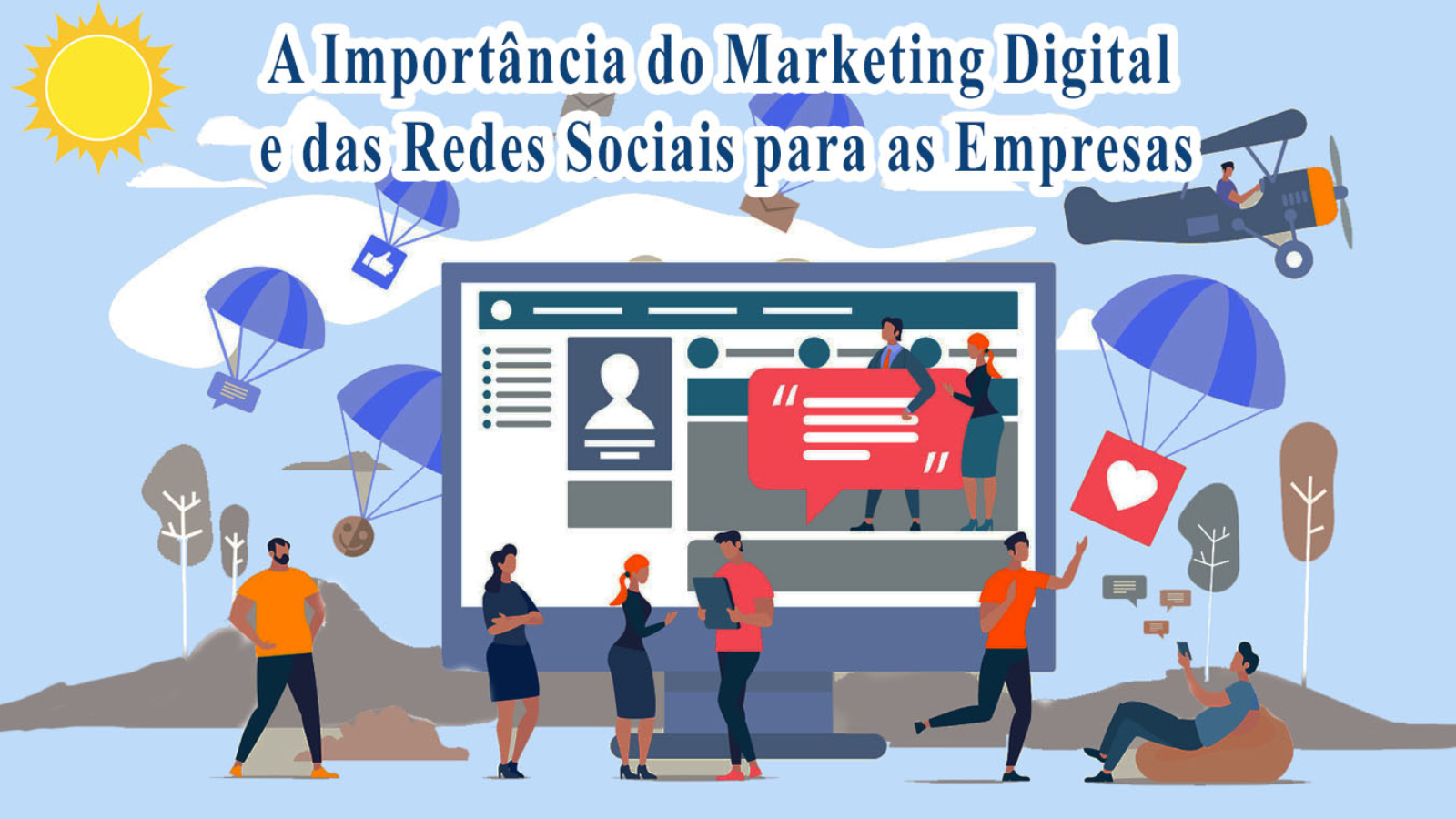 Communication in Social Network, Digital Marketing Research, Internet User Profile Analyze Flat Vector Concept. Businesspeople Messaging, Mailing Online, Communicating with Colleagues Illustration